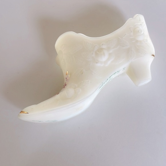 VTG Fenton White Satin Shoe - Picture 4 of 8